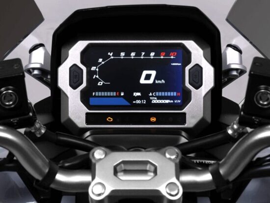 SYM ADX 125 2024 grey dashboard