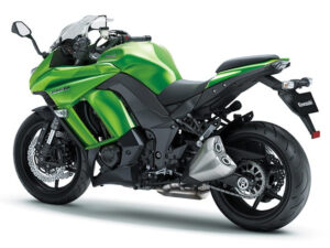Kawasaki Z1000SX 2014 Candy Lime Green back