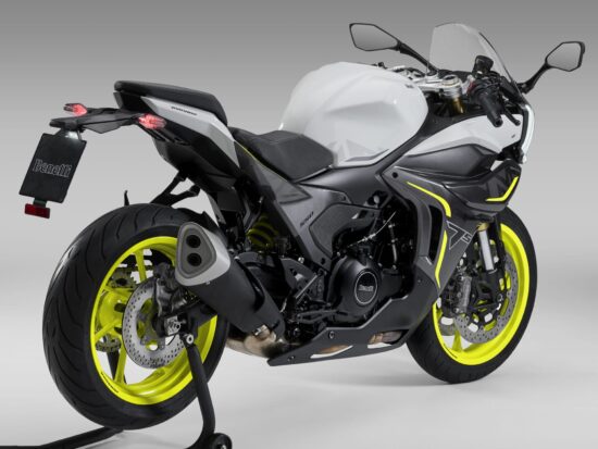 Benelli Tornado 550 2025 White back