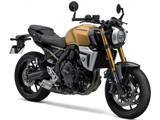 Suzuki GSx-8T 2025 Candy Burnt Gold front