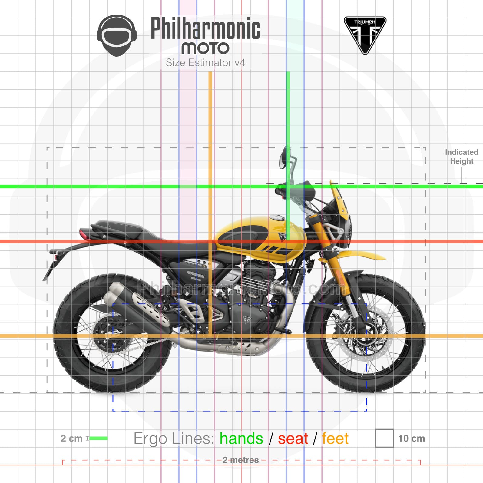 Triumph Scrambler 400 XC 2025 Racing Yellow sev4