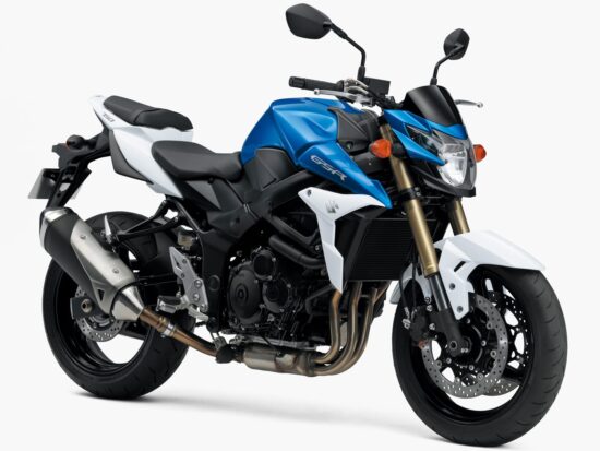 Suzuki GSR750 2013 blue front