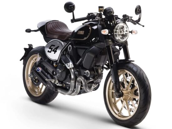 Ducati Scrambler Cafe Racer 2017 black front