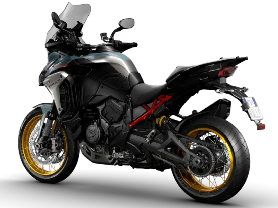 Ducati Multistrada V4 Rally 2026 Jade Green Brushed Aluminium back