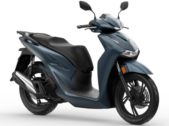 Honda SH125i 2026 Mat Jeans Blue Metallic front