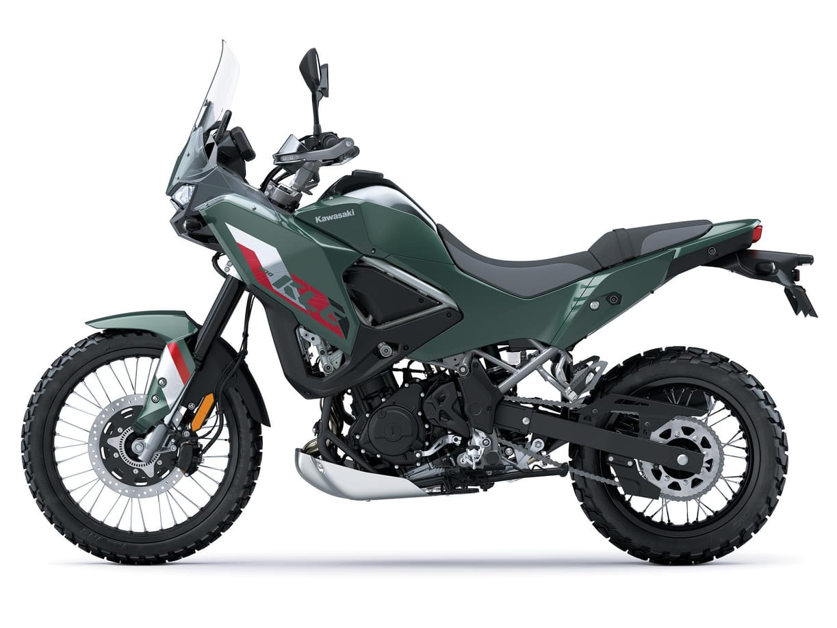 Kawasaki KLE500 SE 2026 Metallic Bluish Green other side