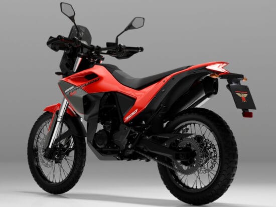 Moto Morini Kanguro 300 Rally 2026 red back