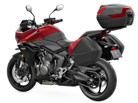 Triumph Tiger Sport 800 Tour 2026 Carnival Red Sapphire Black back