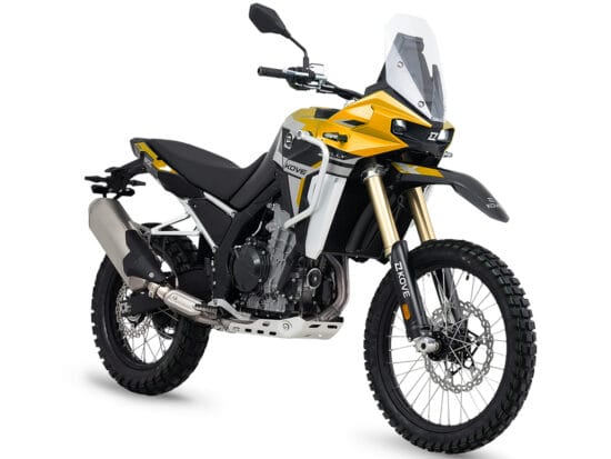 Kove 800X Rally 2025 yellow front