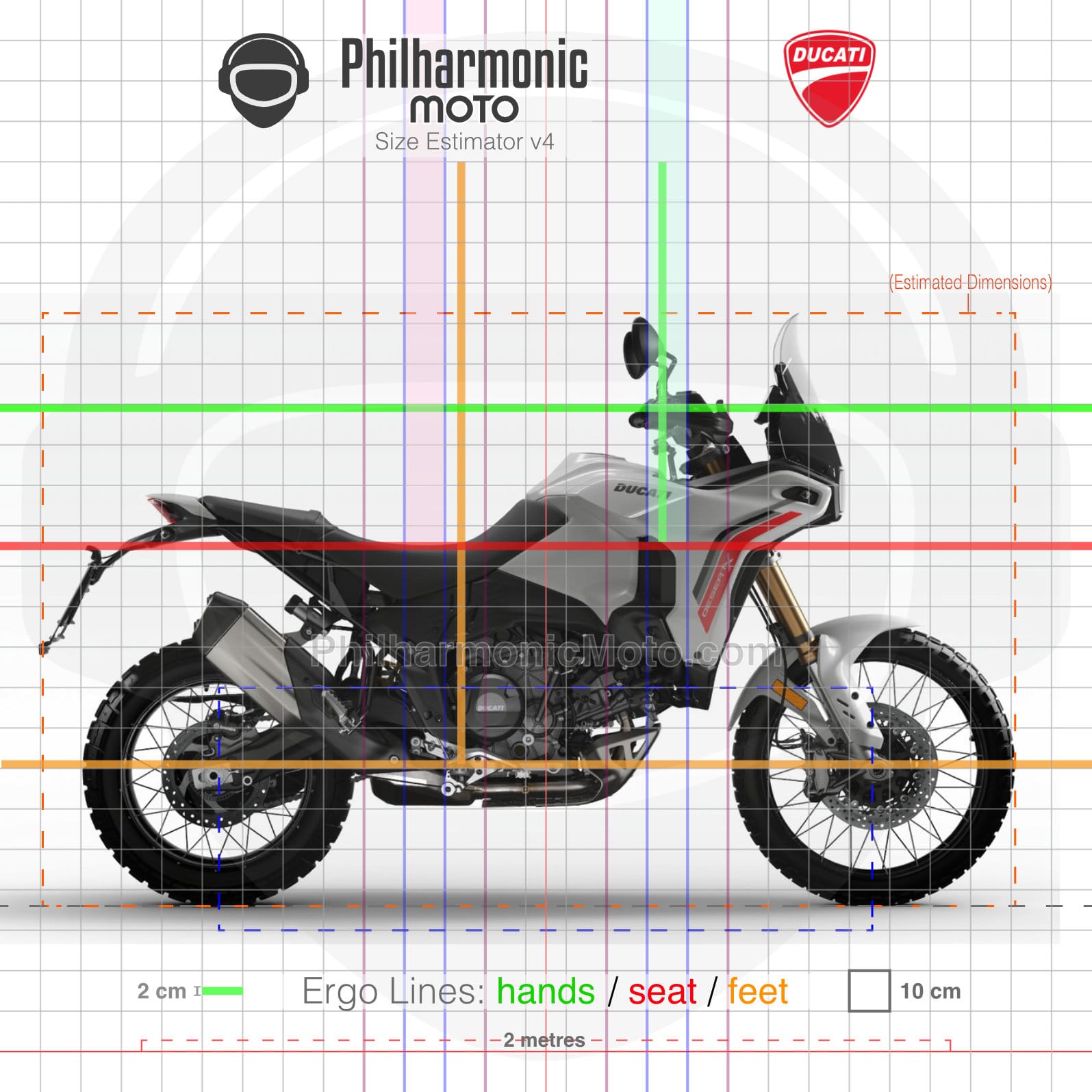 Ducati DesertX 2026 white sev4