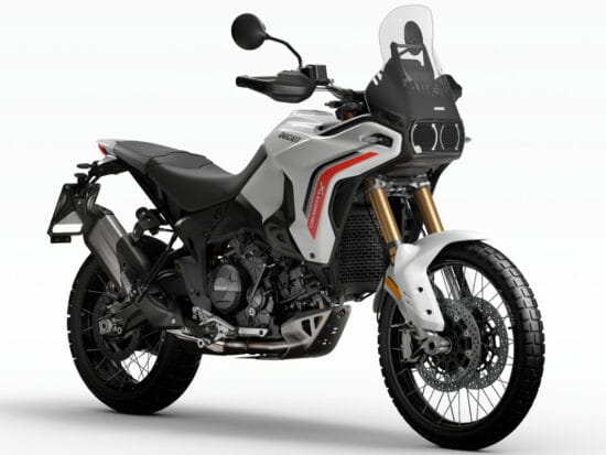 Ducati DesertX 2026 white front